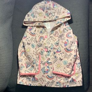 Carter’s light pink size 4t rain coat.